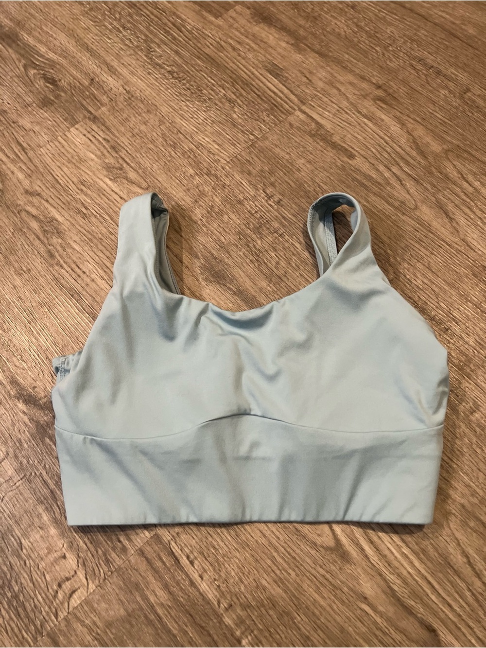 Gymshark Pale Blue Seamless Longline Sports Bra